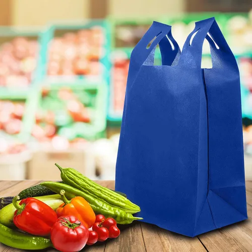 Vista 8 de DISCOUNT PROMOS Custom Bodega Lightweight Tote Bags Set of 10-100, Personalized Bulk Pack - Reusable, Grocery, Tradeshow