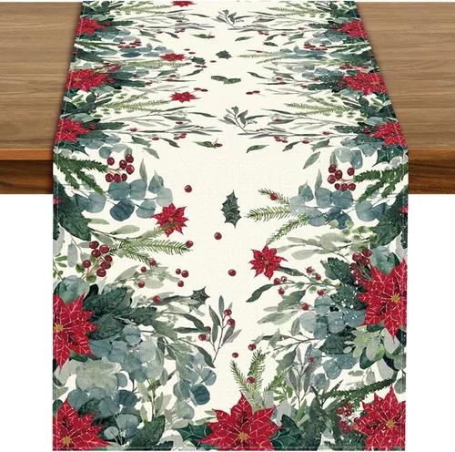 Vista 12 de Camino de mesa del Día de los Muertos, decoración de 72 x 13 pulgadas, decoración de mesa de carnaval mexicano, diseño de calavera de azúcar