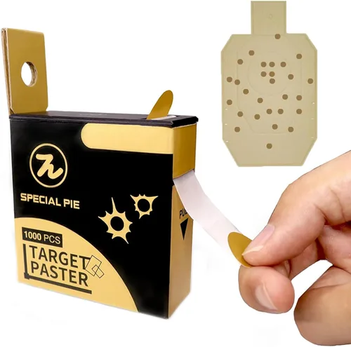 Vista 12 de Target Pasters Dispenser Box with 4/5 Inch Target Stickers, Self-Adhesive Shooting Targets Pasters for Shooting Range - USPSA,IPSC,IDPA, 1000 per Box