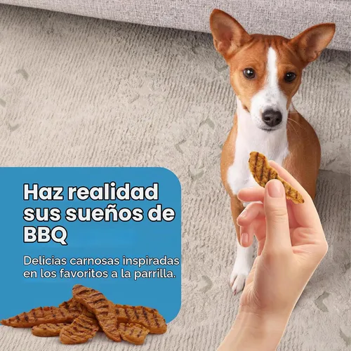 Vista 7 de Blue Buffalo Nudges Grillers - Golosinas naturales para perros, carne de res, 16 onzas, (paquete de 5)