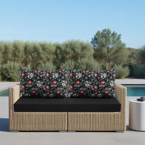 Vista 67 de idee-home Cojines impermeables para asiento de exteriores, para muebles de patio, cojines de repuesto para asiento profundo Hampton Bay