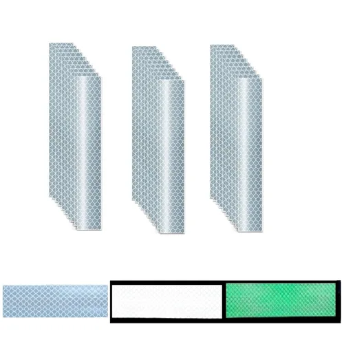 Vista 194 de Adhesivos reflectantes reflectantes de 1 pulgada de diámetro, reflector, impermeable, cinta adhesiva de advertencia de alta visibilidad