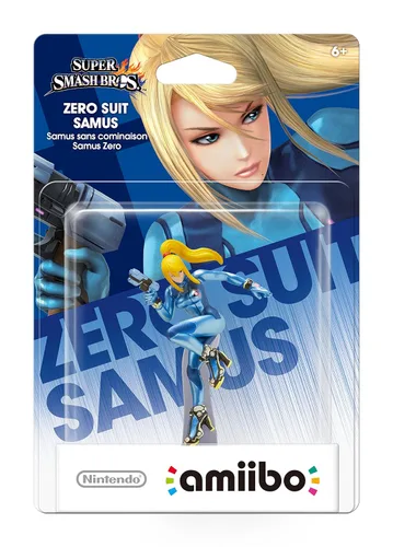 Vista 2 de Zero Suit Samus Amiibo Super Smash Bros Series