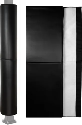 Vista 12 de Almohadilla para Poste de Baloncesto, Almohadillas de Seguridad Resistentes para Protección del Jugador, 72" de Alto, Acolchado Protector Resistente
