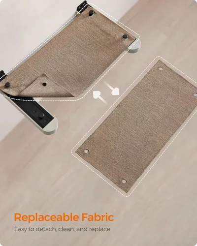 Vista 7 de Feandrea Clickat Collection - Hamaca para gatos No.001, montaje extremadamente rápido, capacidad de expansión ilimitada, módulo reemplazable y tela