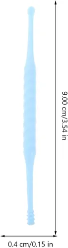 Vista 8 de 12 unids desechables oído Pick eliminación de cera de oído plástico herramienta de limpieza de oídos Cureta cuchara limpiador para cuidado personal