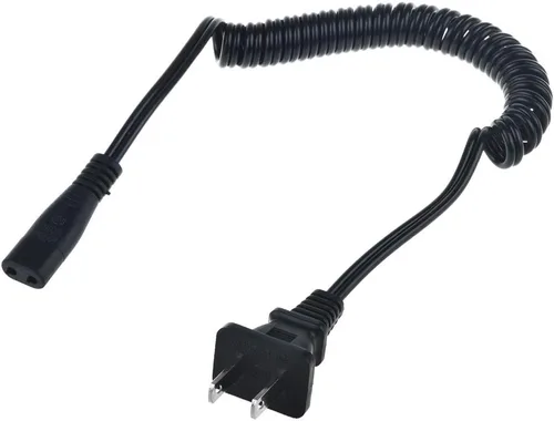 Vista 2 de Cable de alimentación de CA compatible con Remington Shaver R-200s R-225 R-400 R-405 R-425 Cable de carga