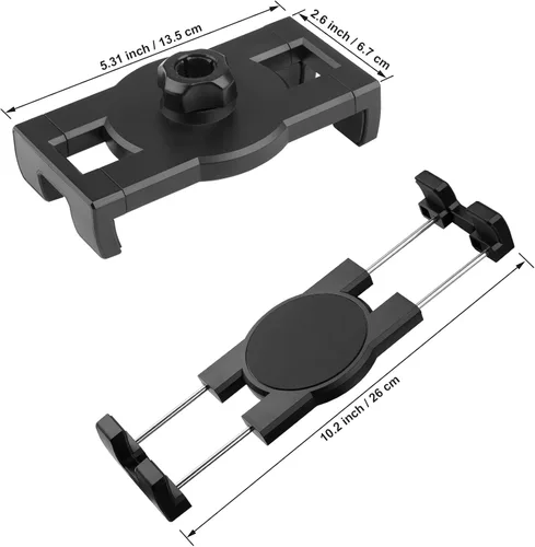 Vista 8 de Mippko Soporte de abrazadera para iPad, cuello de cisne, soporte para tableta, mesa, cama, silla, atril, 19.7 in de largo, soporte de brazo