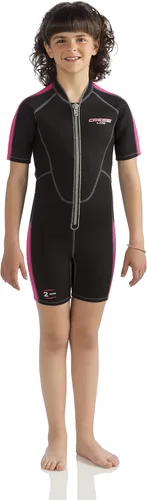Vista 7 de Cressi Traje de neopreno corto con cremallera frontal para niños, para surf, esnórquel, buceo -Lido Junior