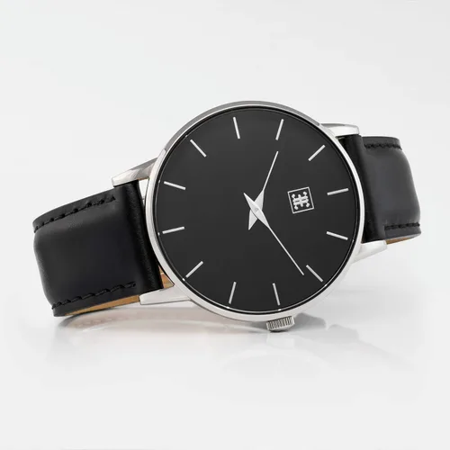 Vista 4 de Relojes clásicos para hombre, relojes de 1.575 in para hombres, resistentes al agua 5ATM