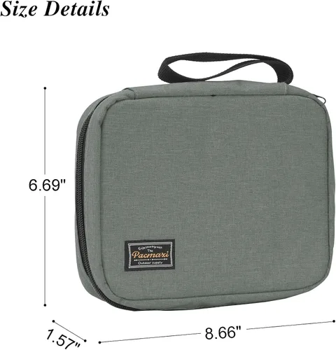 Vista 4 de Funda de transporte de almacenamiento para 20 correas de reloj, compatible con relojes, soporte de correa de reloj expandible, almacena 20 correas
