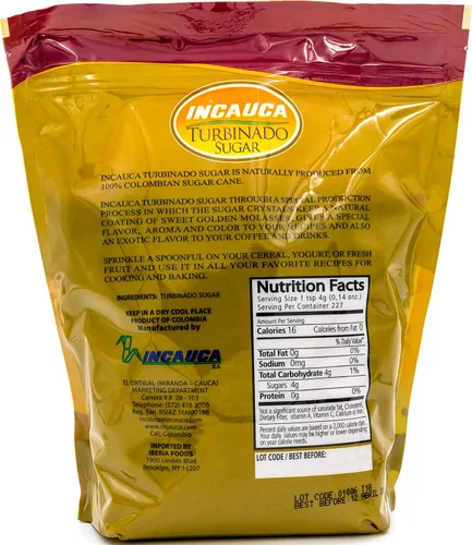 Vista 2 de Turbinado de azúcar Incauca, 32 onzas, 1.0