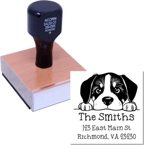 Vista 379 de Sello de alta calidad para cachorros Airedale Terrier – Sello de dirección personalizado – Ideal para los amantes de los perros – Elección de 5