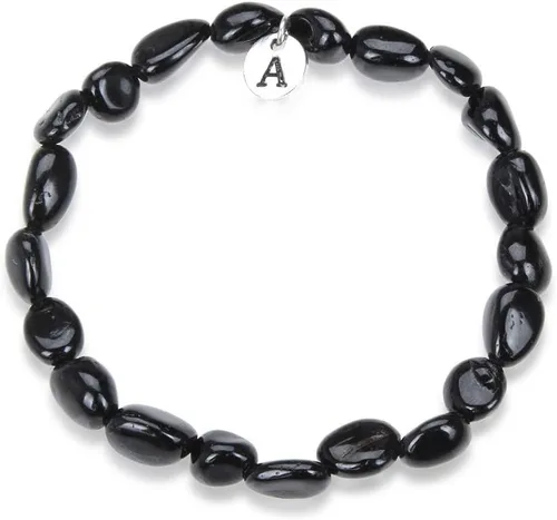 Adabele 1pc Natural Stretch Gemstone Bracelet 5mm-8mm Free Form Bead 7 Inch 7.5 Inch Healing Crystal Engergy Quartz Chakra Jewelry Women Birthday