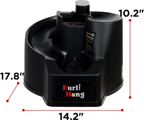 Vista 4 de Furlihong 6902BHA - Máquina de lanzamiento recargable de béisbol/sóftbol con apilador de bolas extensible, altura ajustable, uso de pelotas