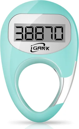 Vista 10 de Podómetro simple para caminar, contador de pasos 3D para hombres, mujeres y niños