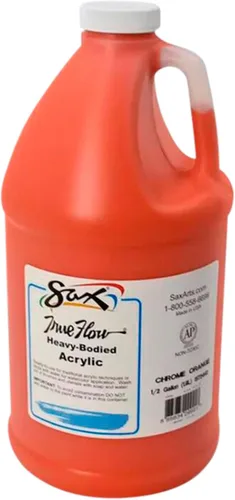 Vista 10 de Sax True Flow - Pintura acrílica de cuerpo pesado, 1/2 galón, juego de 6, varios colores Surtido