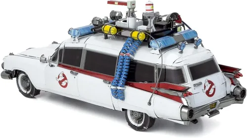 Vista 5 de Metal Earth Fascinations Premium Series Ecto-1 Ghostbusters 3D Kit de modelo de metal