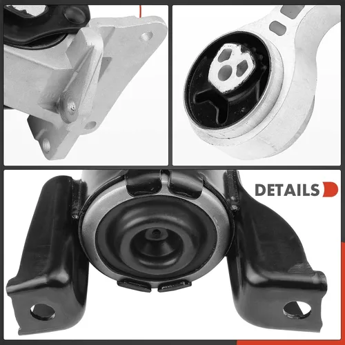 Vista 8 de A-Premium 3 piezas Juego de montaje para motor + montaje para transmisión + puntales Compatible con Ford 2010-2012 Fusion & Mercury 2010-2011 Milan