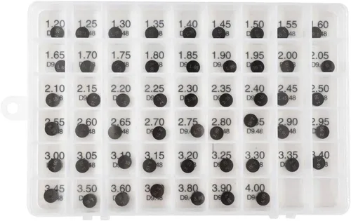 Vista 2 de AHL kit de cuñas de válvula ajustable de 9,48mm O.D. 1,20 mm-4,00 mm de grosor para Honda CRF450R CRF450 R.