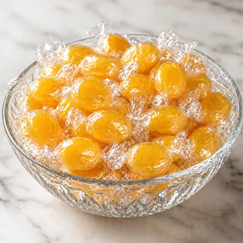 Vista 3 de Botones de caramelo Butterscotch de 2 libras. - Caramelo duro envuelto individualmente embalado por Snackadilly