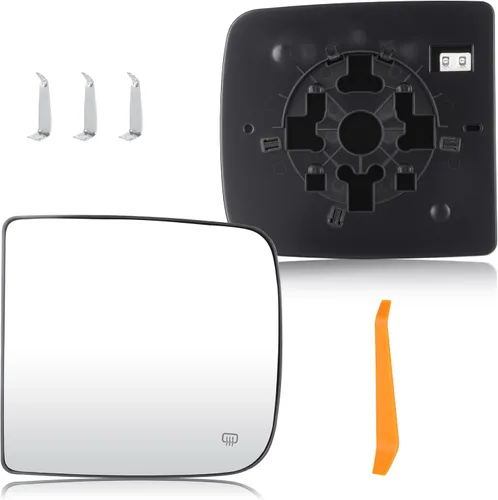 Vista 8 de Espejo de remolque superior derecho del pasajero con calefacción para Dodge Ram 1500 2009-2019, para Dodge Ram 1500 Classic 2019-2020, para Dodge