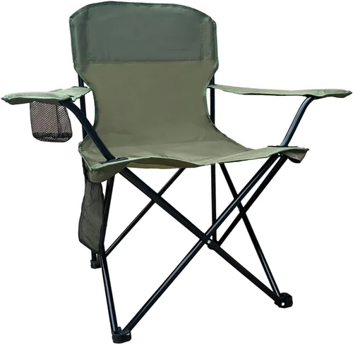 Vista 10 de Folding Camping Chairs with High Back, Comfortable Outdoor Chairs 300lbs Capacity Lightweight Portable Chair with Storage Bag for Camping, Fishing
