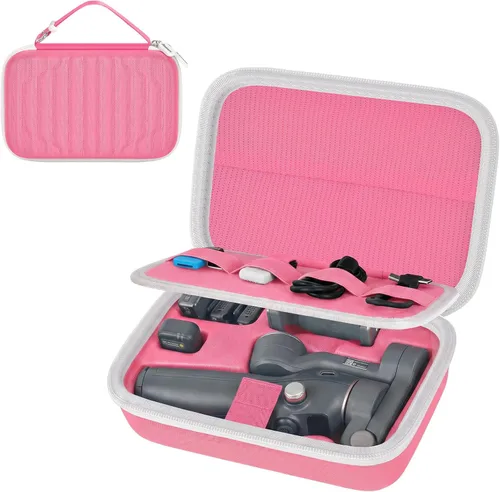 Vista 14 de Estuche rígido para DJI Osmo Mobile 7/7P/8 Gimbal, solo caso - azul
