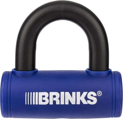Vista 7 de BRINKS - Cerradura de barra en U de 3 7/8" - Cerradura de bicicleta resistente a la intemperie y resistente a la púa, azul