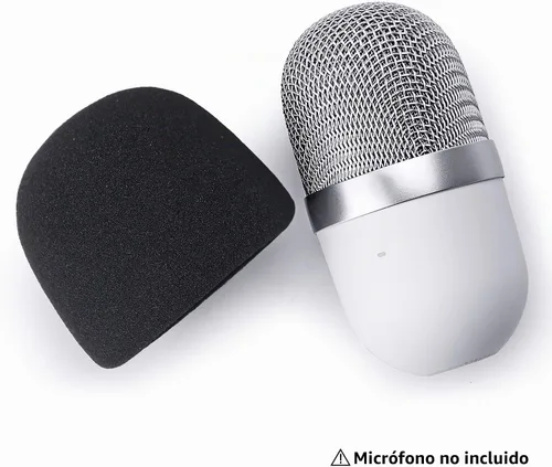 Vista 7 de Yeti X Mic Pop Filtro con parabrisas de espuma, 4 pulgadas, 3 capas, protector de máscara de viento y cubierta de viento de espuma para micrófono