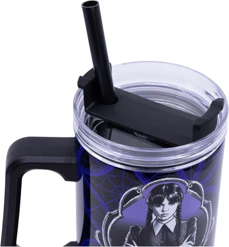 Vista 4 de Wednesday XL - Taza térmica de acero inoxidable, 32.1 fl oz
