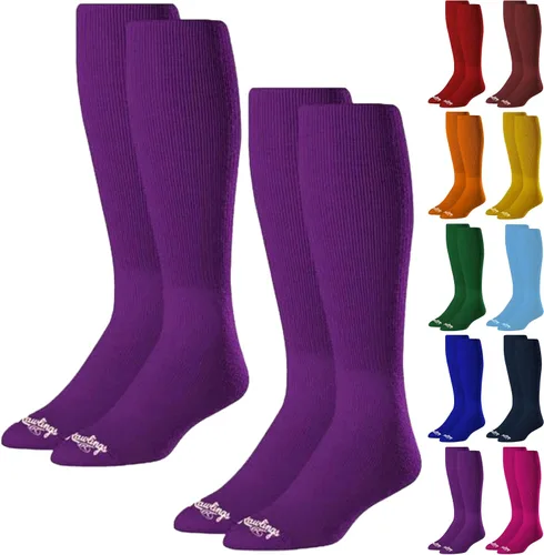 Rawlings 2 pares Calcetines deportivos BéisbolSoftbol Varios tamañoscolores