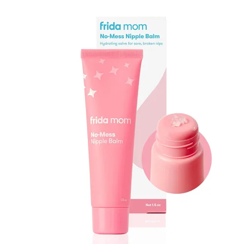 Crema para pezones Frida Mom, bálsamo hidratante sin desorden, suave para bebé y mamá, 1.5 fl oz