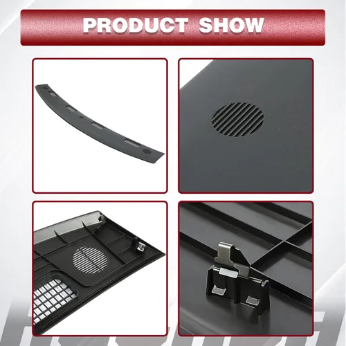 Vista 5 de HECASA Panel superior de tablero compatible con Dodge Ram 1500 2002-2005, Dodge Ram 2500 3500 2003-2005 - Reemplazo de tablero para 5GT31XDVAC