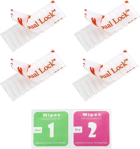 EZ Pass/IPass/IZoom - Kit de montaje Fastlane de etiqueta de peaje – 4 tiras adhesivas de doble bloqueo con cierre resellable