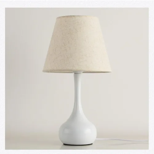 Vista 6 de BGGJJ Lamp for Desk Retro Fabric Table Lamp Bedroom High-end Warm Atmosphere Bedside Table Lamp Desk Lamps for Home Office