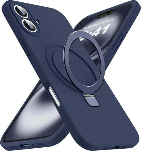 Vista 49 de Funda diseñada para iPhone 11 con soporte magnético invisible Compatible con Mag-Safe, a prueba de caídas de grado militar, a prueba de golpes