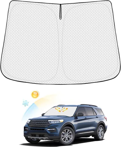 Vista 83 de Canvcle Parasol para parabrisas para Jeep Wrangler JL 2018-2026, accesorios gruesos de 6 capas para Jeep Gladiator JL/2020-2026, protector