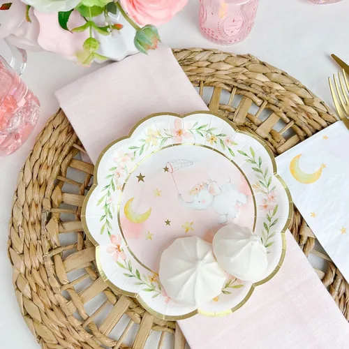 Vista 8 de Kate Aspen Tea Time - Platos de papel