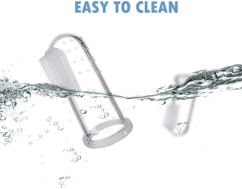 Vista 6 de Jochebed Cepillo de dientes para el entrenamiento de la dentición, cepillo de dientes para bebés, niños pequeños y tapas, cepillo de dientes suaves