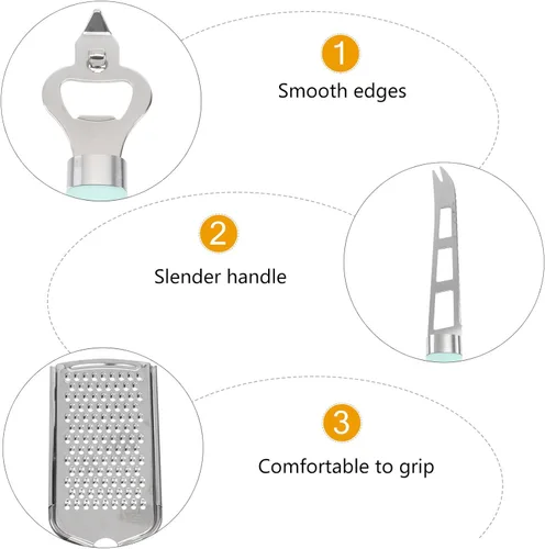 Vista 6 de Green Plastic Handle Baking Utensils Set with Heat-resistant Kitchen Tools for Non-stick Cookware Easy-clean Cooking Gadgets for Home Baking and