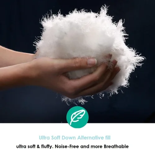 Vista 6 de Casual Design - Edredón de 1500 hilos, plisado, alternativo, tamaño individual de 68 x 86 pulgadas, 1 edredón y 2 fundas de almohada, 27.64 oz/m²