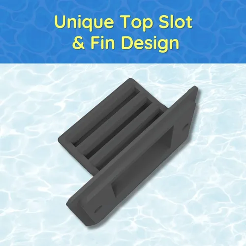 Vista 2 de The Skimmie Protector contra salpicaduras, reduce la pérdida de agua con protector contra salpicaduras para piscinas, fácil de instalar y reemplazo