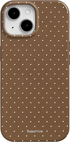 Vista 45 de inewateri Funda compatible con iPhone 11 con bonito diseño estético de lunares a la moda, fundas simples para TPU suave, funda de protección Negro