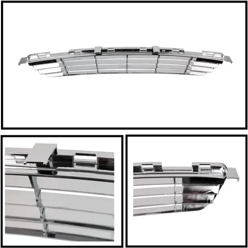 Vista 5 de Rejilla de defensa delantera 2009 2010 Compatible con Toyota Corolla Sedán (Base CE LE XLE XRS S) Rejilla delantera Cubierta de defensa delantera