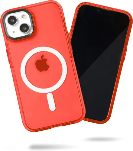 Vista 92 de SteepLab Funda de barrera para iPhone 14 Pro Max, protección de 360 grados que absorbe impactos con bisel elevado y colores llamativos