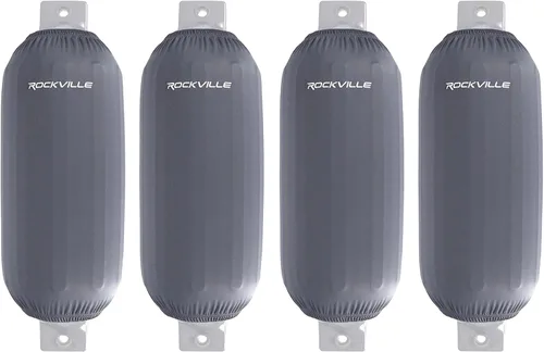 Vista 10 de Rockville C8527NB - Paquete de 4 fundas para guardabarros de barco de 8.5 x Azul marino