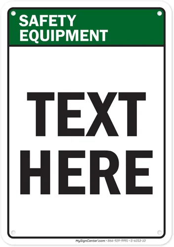 Vista 84 de Letrero de precaución personalizado, letrero ANSI, compatible con Osha, 7 x 10 pulgadas, libre de óxido, aluminio 040, resistente a la decoloración