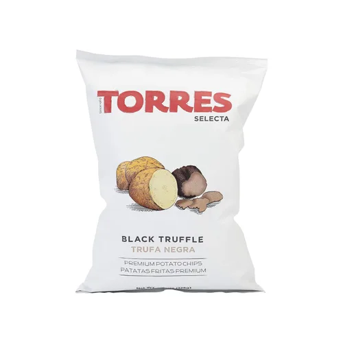 Bolsa grande de patatas fritas con trufa negra, de Patatas Fritas Torres (1 x 4.41 onzas)