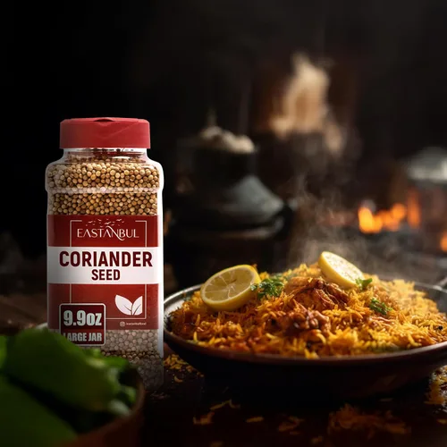 Vista 8 de Eastanbul Semillas de cilantro enteras, 9.9 onzas, cilantra, cilantro para cocinar, especias para decapado, enlatado, biltong, pechuga de cornbeef